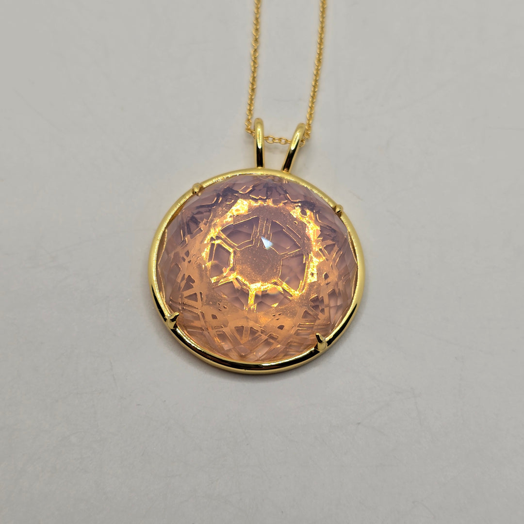 Cosmic Body Balance Pendant - Shekinah Pink (PI304)