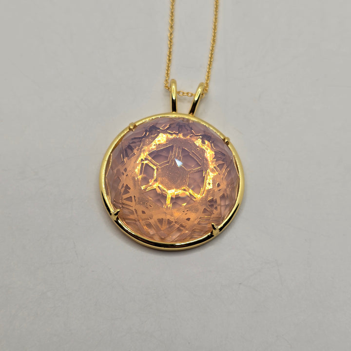 Cosmic Body Balance Pendant - Shekinah Pink (PI304)