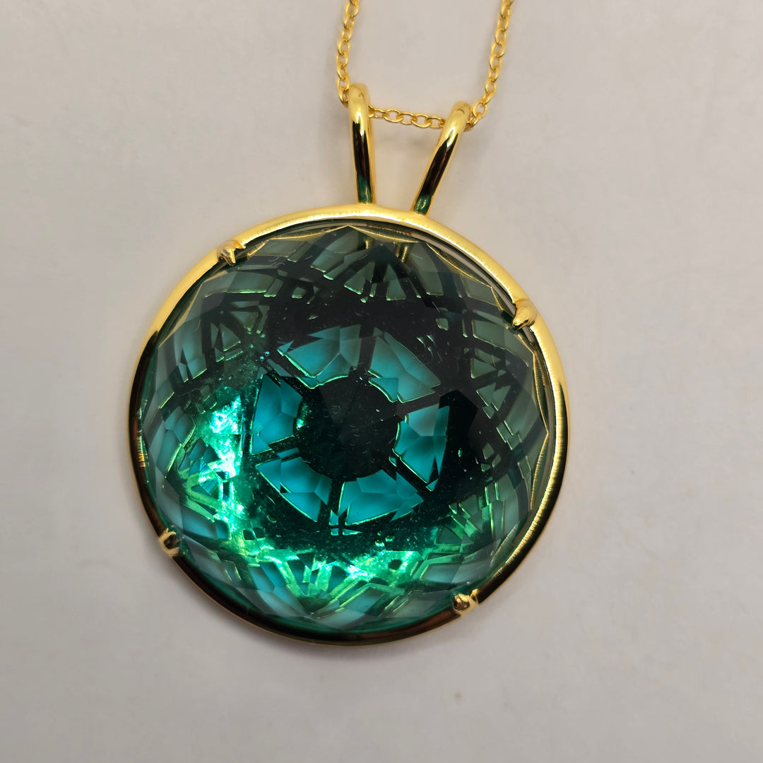 Cosmic Body Balance Pendant - Cosmic Aqua (PI308)