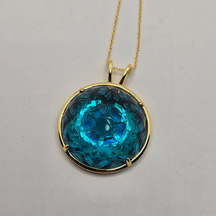 Cosmic Body Balance Pendant - Merlin Blue (PI307)