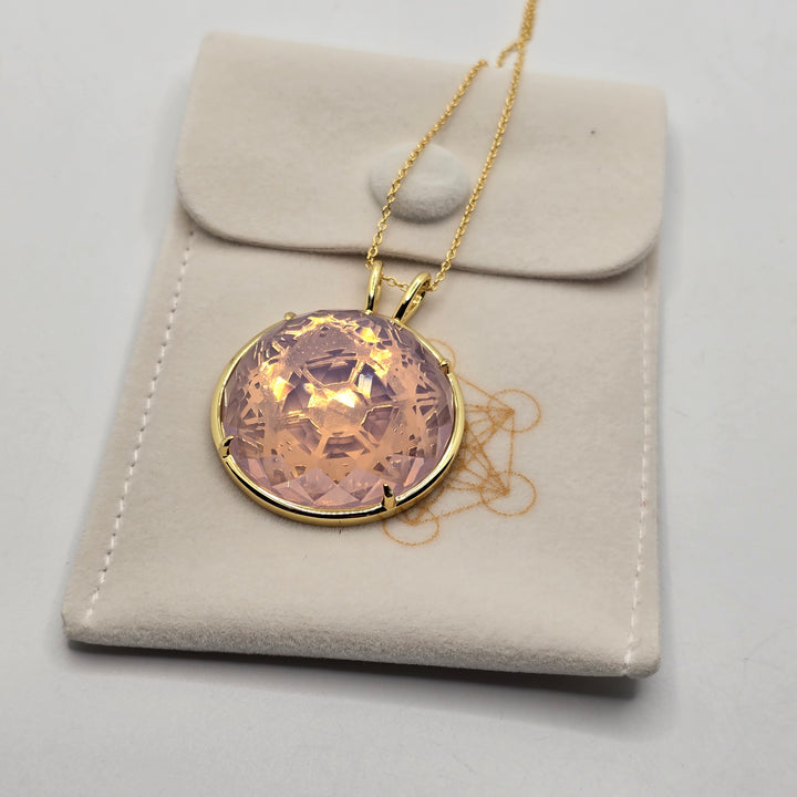 Cosmic Body Balance Pendant - Shekinah Pink (PI304)