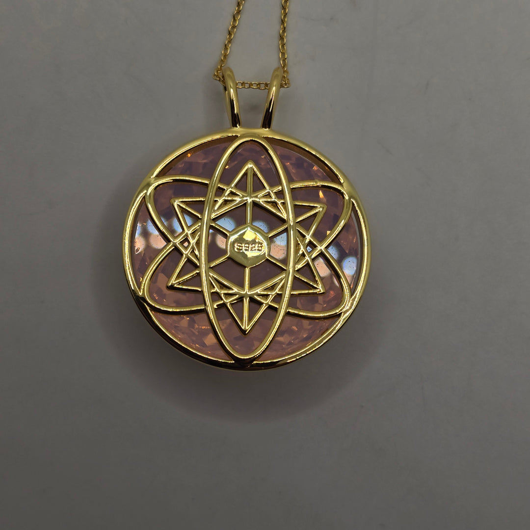 Cosmic Body Balance Pendant - Shekinah Pink (PI304)