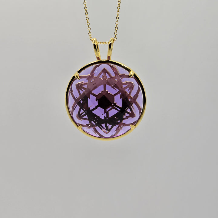 Cosmic Body Balance Pendant - Lilac (PI303)