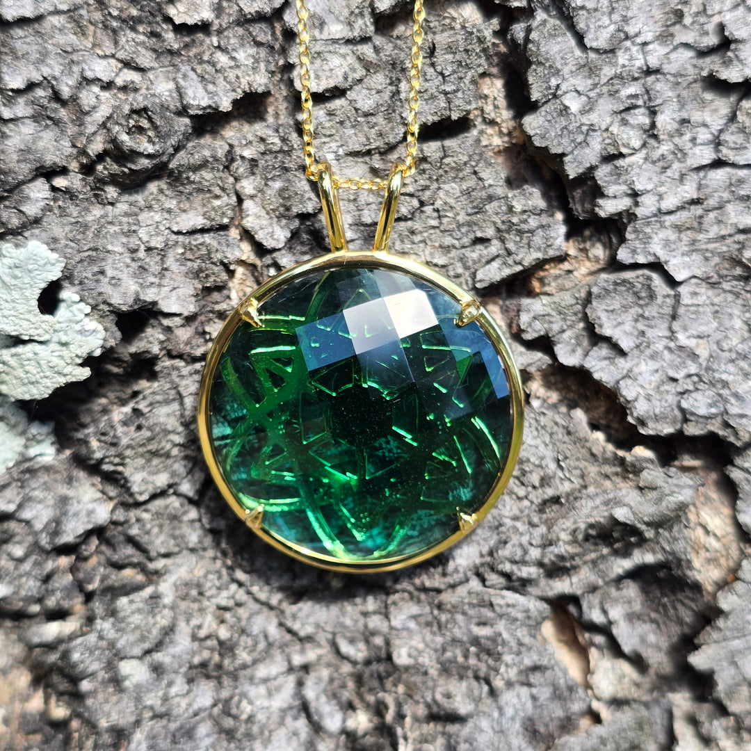 Cosmic Body Balance Pendant - Cosmic Aqua (PI308)