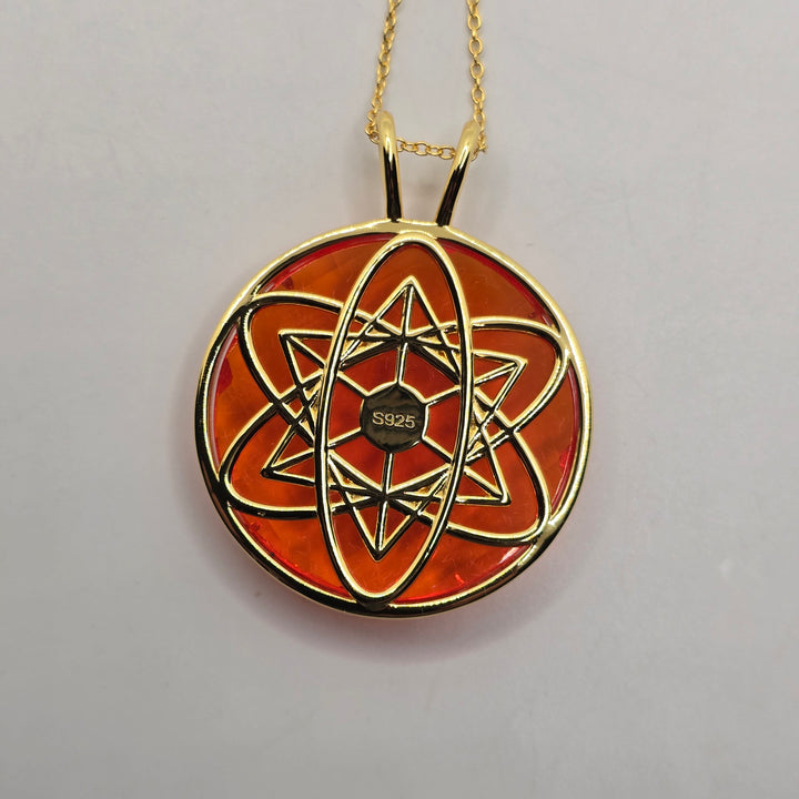 Cosmic Body Balance Pendant - Orange (PI306)