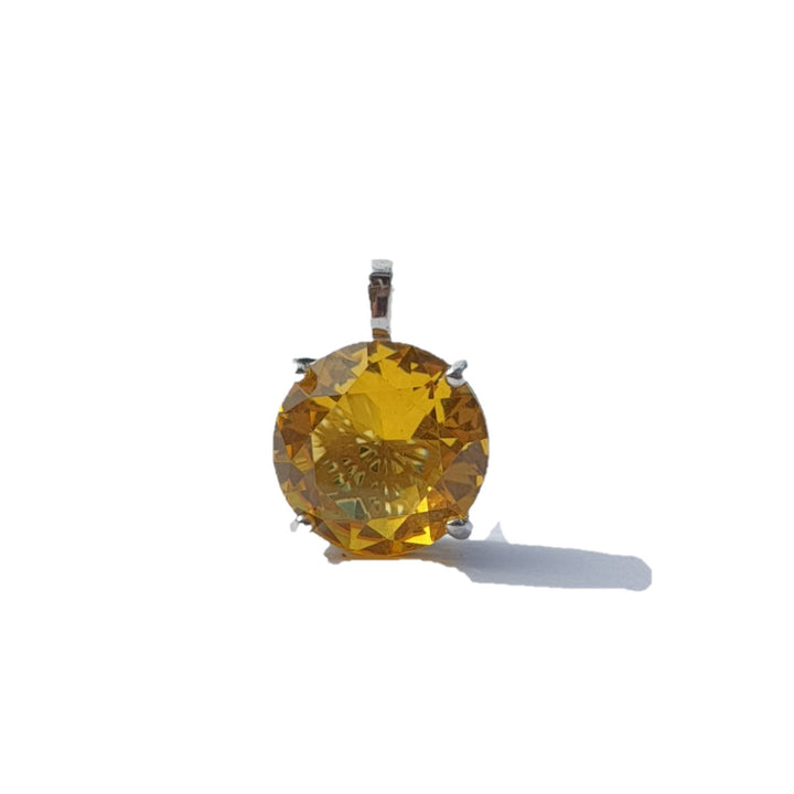 Metatrons Cube Pendant Yellow (PI065)