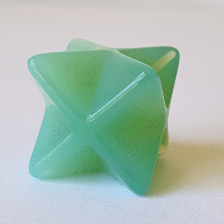 Merkaba Large, Opaque Green (MER050)