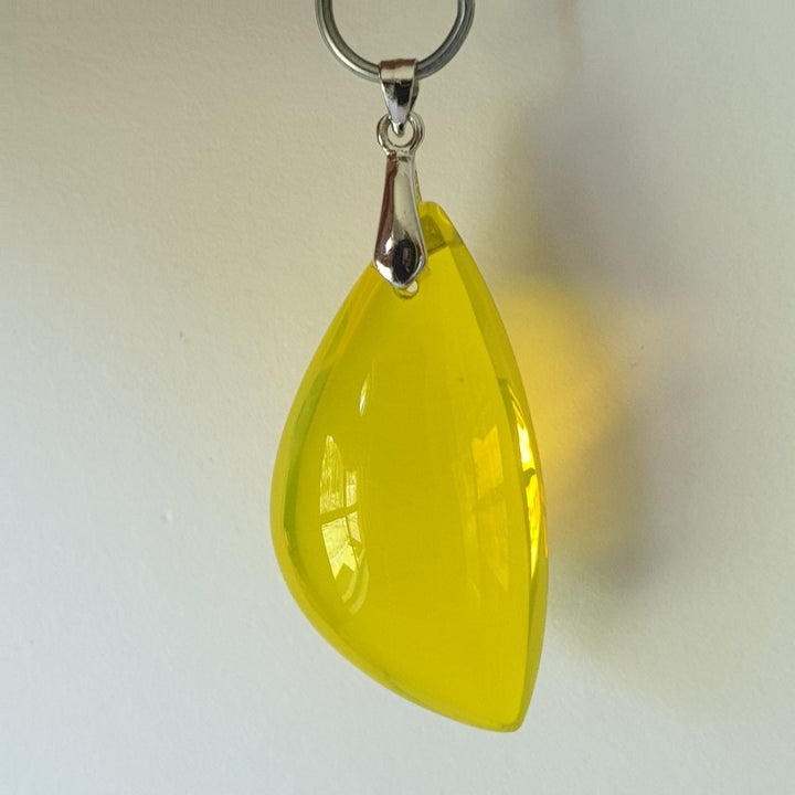 Electric Yellow Andara Polished Pendant 12g (PI147)R